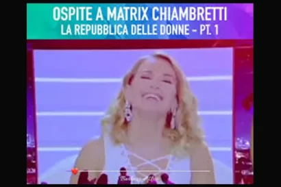 Barbara D'Urso su Arriva La Repubblica delle Donne